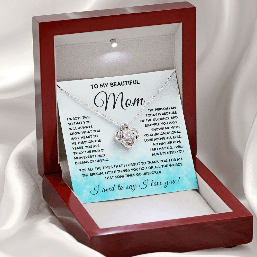 To My Beautiful Mom - Heartfelt gift for mom