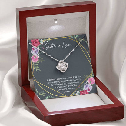 WALKED INTO OUR LIVES - CARD Love Knot Neclace
