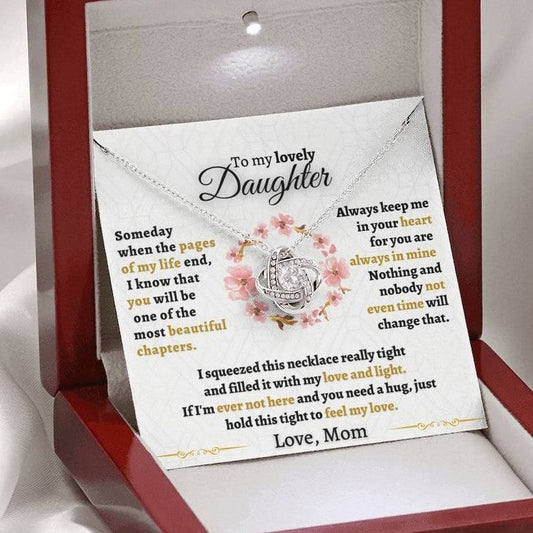 Beautiful Keepsake Gift for Daughter from MOM - Someday when pages of my life end -  TFG