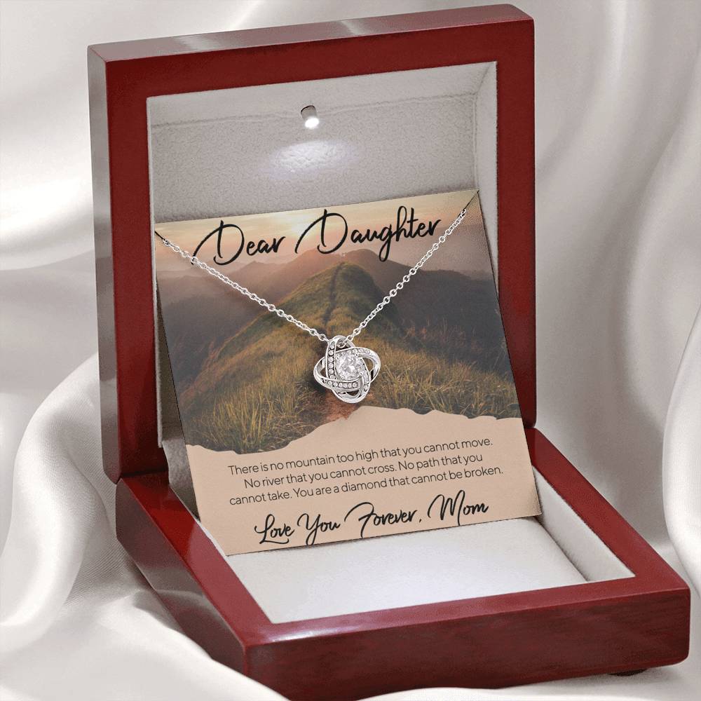 Dear Daughter You Are Diamond That Cannot Be Broken. Gift For Daughter From Mom