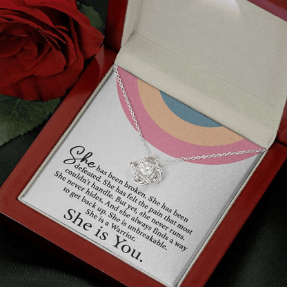 She Is You Love Knot Neclace