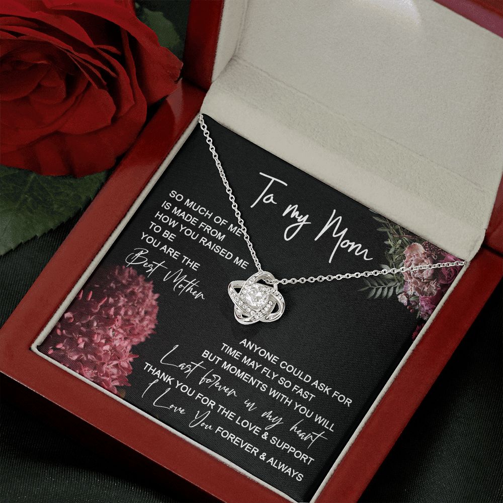Mom - Last Forever In My Heart Love Knot Neclace