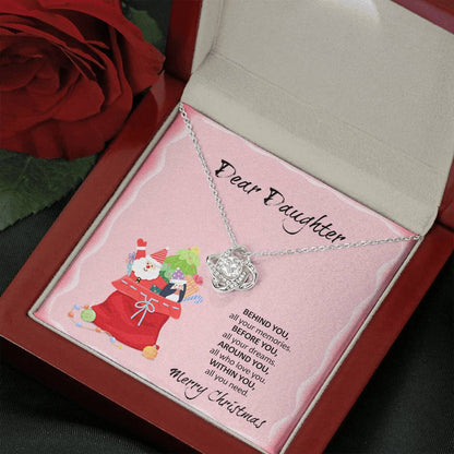 WITHIN YOU ALL YOU NEED Love Knot Neclace