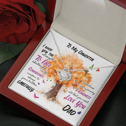 WISH YOU THE STRENGTH - CARD Love Knot Neclace