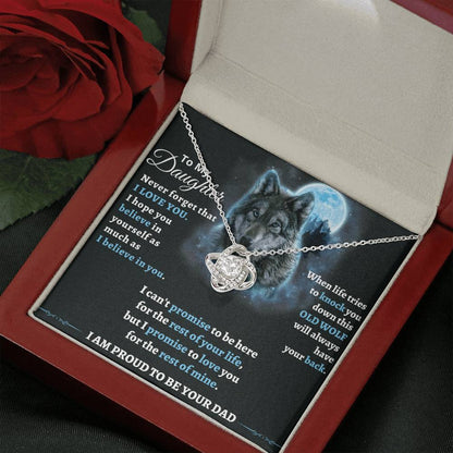 Gift for Daughter from Dad - This old wolf will always have your back