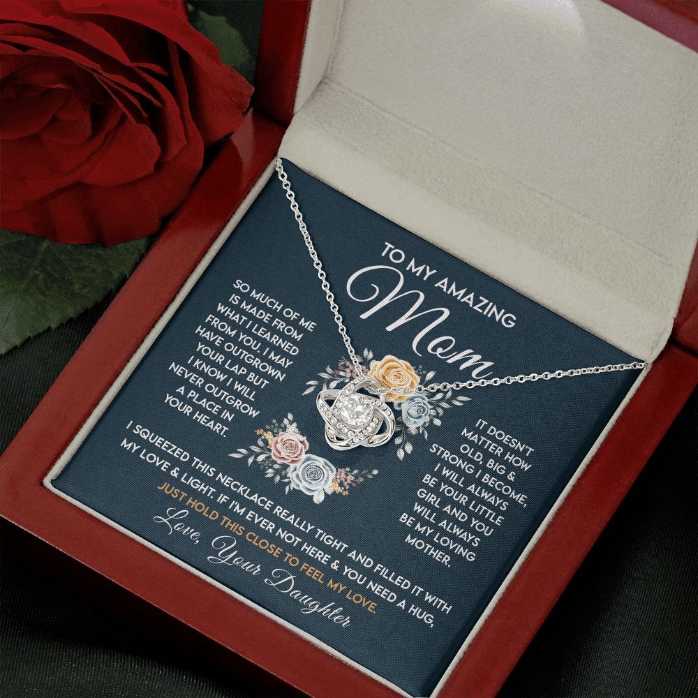 Amazing Mom - Learned From You Love Knot Neclace