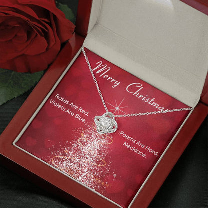 ROSES ARE RED Love Knot Neclace