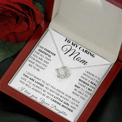 My Caring Mom Love Knot Neclace
