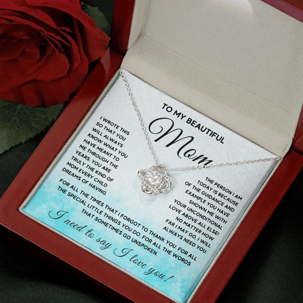 To My Beautiful Mom - Heartfelt gift for mom