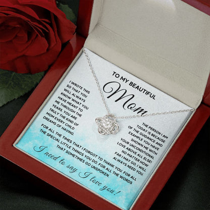 To My Beautiful Mom - Heartfelt gift for mom