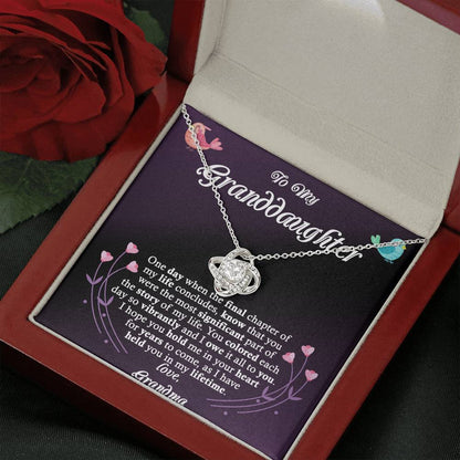 Gift for Granddaughter - Final chapters of my life