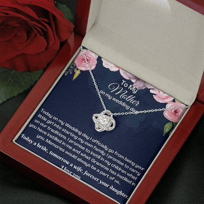 Mother of the bride gift from daughter | Mother of the bride gift from bride | Mother of bride necklace | Gift for mom from Bride