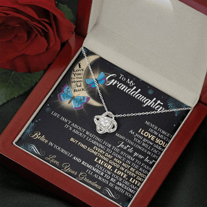 Gift for Granddaughter - I love you to the moon and back