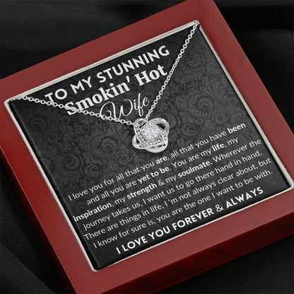 Badass Daughter (87) Love Knot Neclace