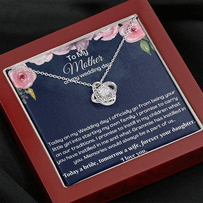 Mother of the bride gift from daughter | Mother of the bride gift from bride | Mother of bride necklace | Gift for mom from Bride