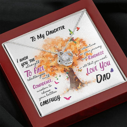 WISH YOU THE STRENGTH - CARD Love Knot Neclace