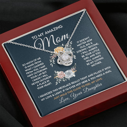 Amazing Mom - Learned From You Love Knot Neclace
