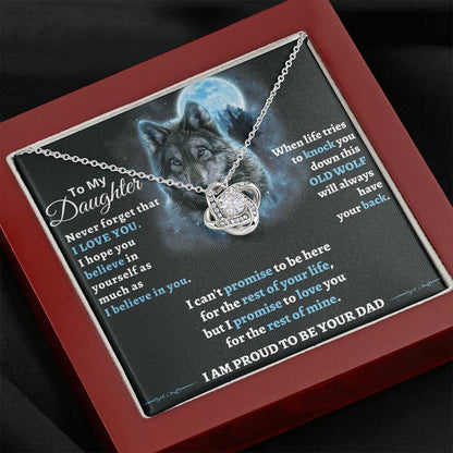 Gift for Daughter from Dad - This old wolf will always have your back
