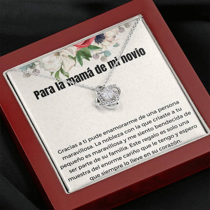 Para la mujer más especial, mi mami (1) Love Knot Neclace