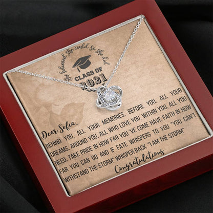 Personalized Graduation Gift For Class of 2021 Behind you all your memories