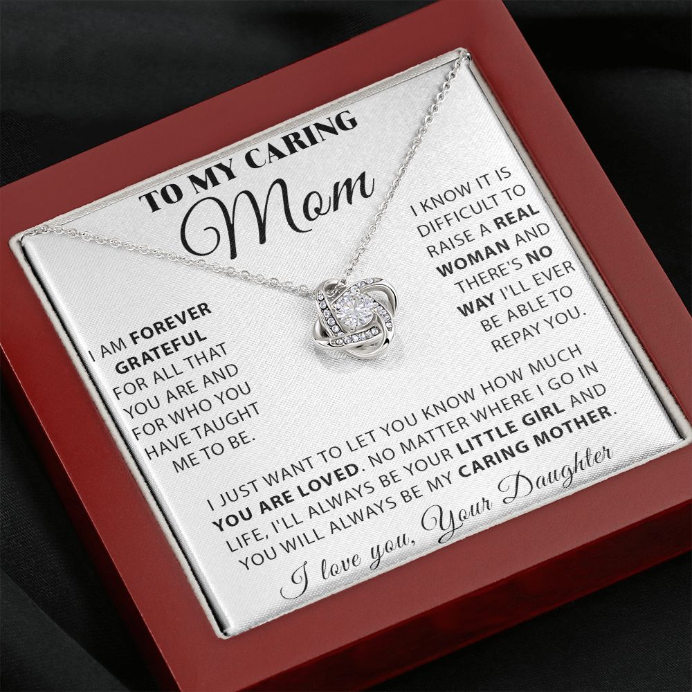 My Caring Mom Love Knot Neclace