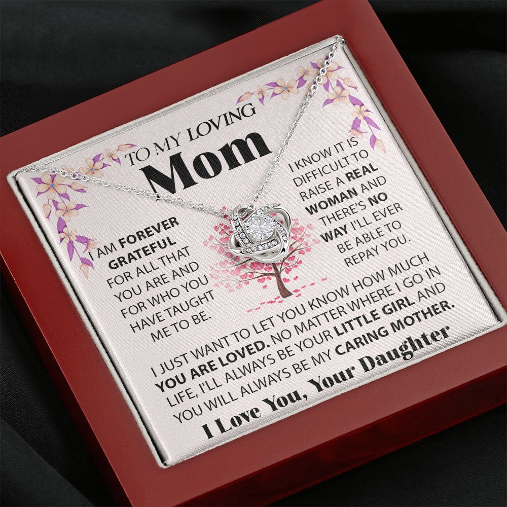Loving Mom Love Knot Neclace