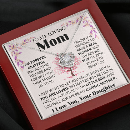 Loving Mom Love Knot Neclace
