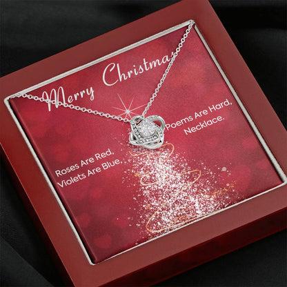 ROSES ARE RED Love Knot Neclace