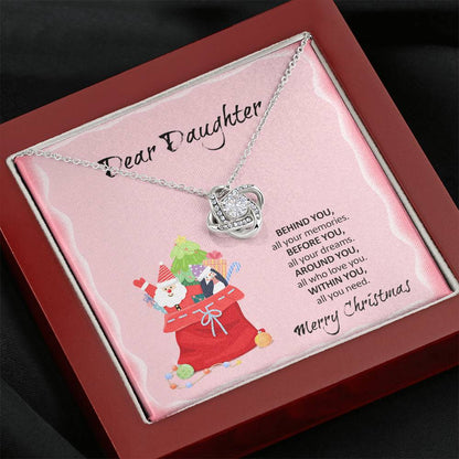 WITHIN YOU ALL YOU NEED Love Knot Neclace