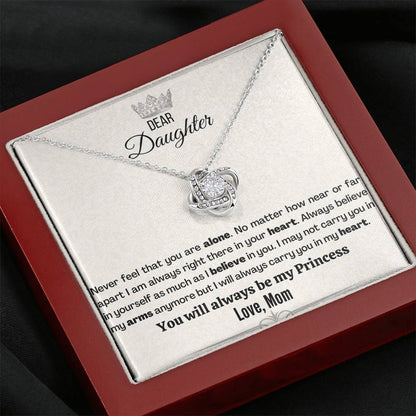 Badass Daughter (33) Love Knot Neclace