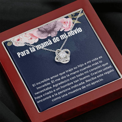 Para la mujer más especial, mi mami (2) Love Knot Neclace