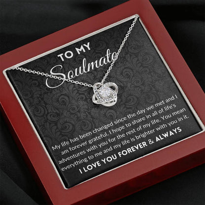 Soulmate | wedding gift for my wife | soulmate jewelry | Gift for future wife | Gift for Fiance  | Promise Necklace