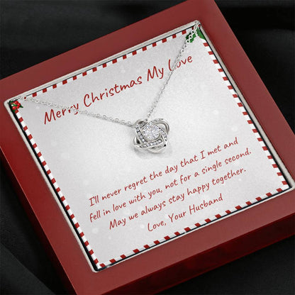 ALWAYS STAY HAPPY TOGETHER Love Knot Neclace