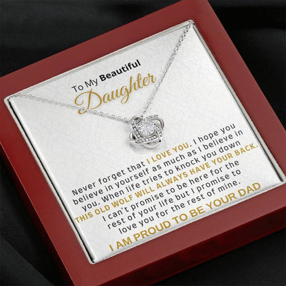 Gift for Daughter from Dad - I am proud to be your Dad