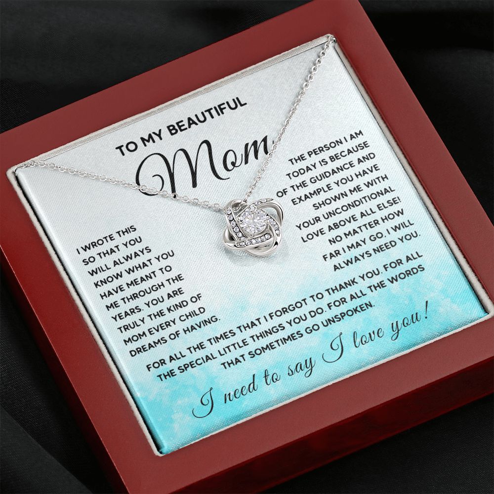 To My Beautiful Mom - Heartfelt gift for mom