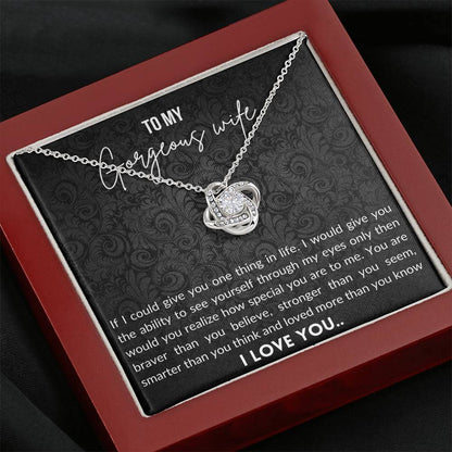 Mama to an Angel (62) Love Knot Neclace