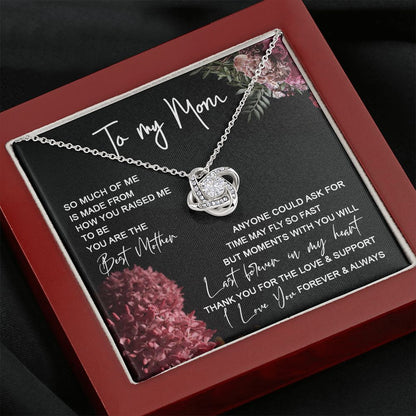 Mom - Last Forever In My Heart Love Knot Neclace