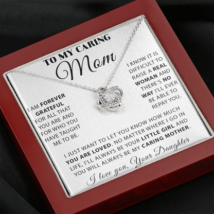 My Caring Mom Love Knot Neclace