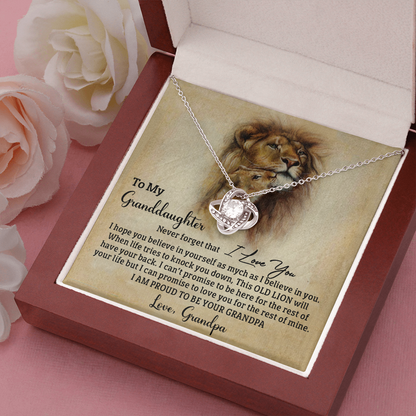 Gift for Granddaughter from Grandpa - I am proud to be your Grandpa