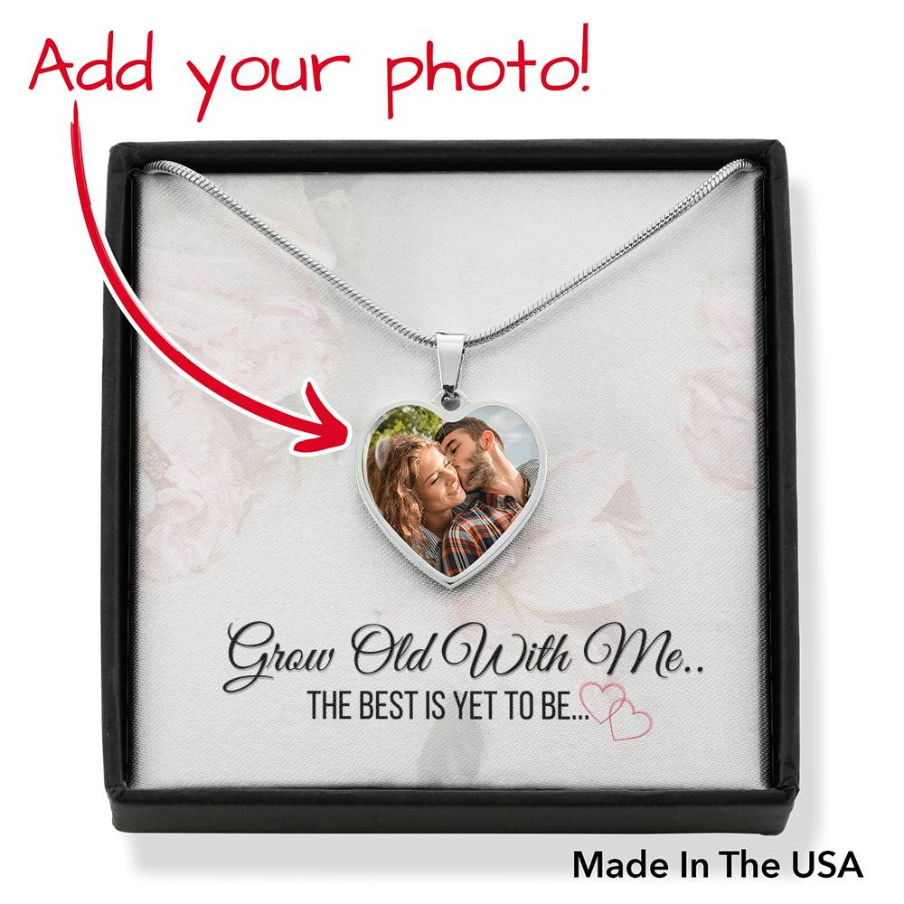 Gift For Girlfriend / Future Wife Personalized Necklace With Message Card