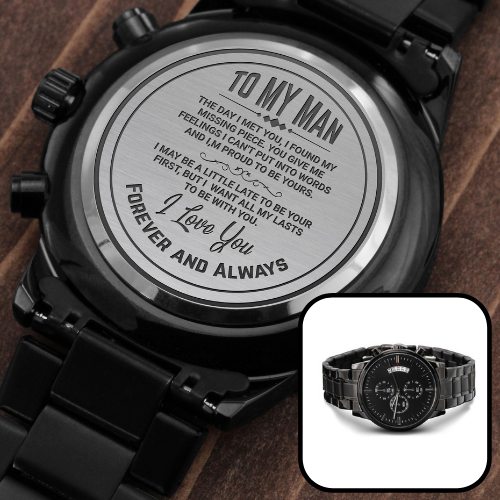 Gift for Boyfriend / Husband - Engraved Watch