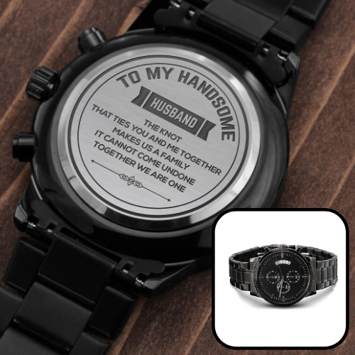 Gift for Husband - Engraved Watch