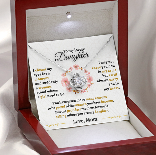 To My Lovely Daughter - I will always carry you in my heart